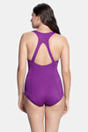 Amante Bodysuit With Removable Pads - Grape Glow — thumbnail 3